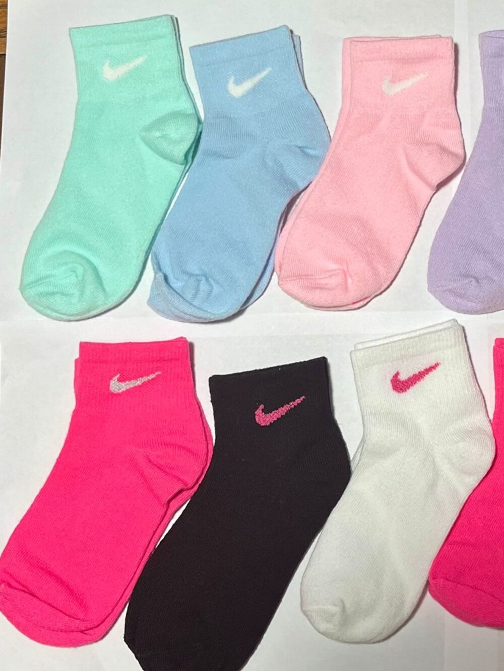 12 Pairs Kids Nike Socks, NWOT, size XS - Picture 2 of 6